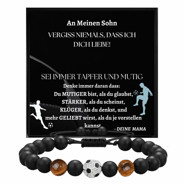 Füßball Armband für Sohn von Mama